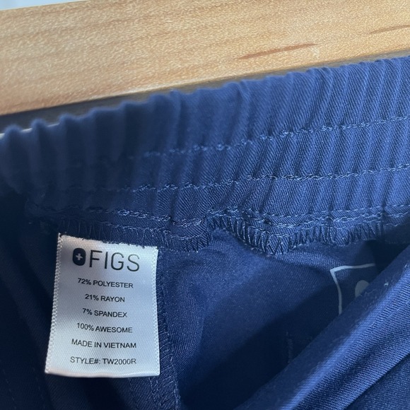 Figs Yola Skinny Scrub Pants Navy Blue Womens Size XXL Regular Bottoms PO 1602 - Picture 5 of 9